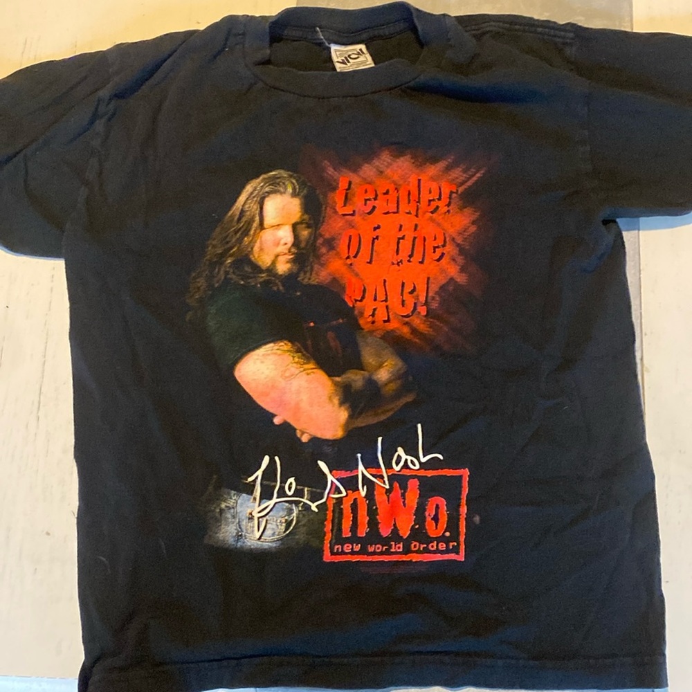 WCW/NWO WOLFPAC SHIRT size Youth XL
